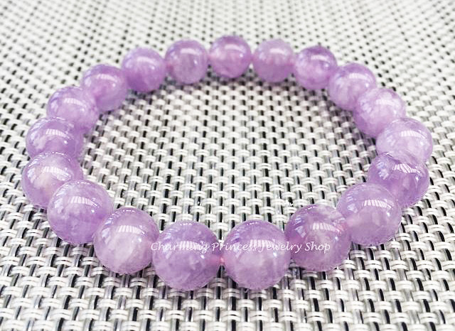 Amethyst Lavender ลาเวนเดอร์ อเมทิสต์ 10 mm AAA การตัดสินใจเฉียบแหลม ป้องกันสิ่งชั่วร้าย สร้างความสัมพันธ์อันดีระหว่างแม่สามีกับลูกสะใภ้