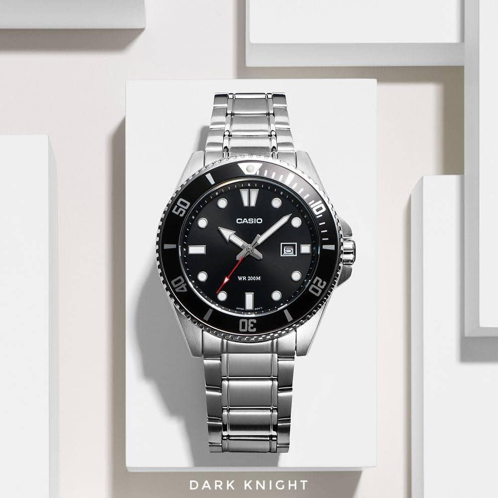 นาฬิกาข้อมือ Casio Standard Men MDV-107D สายแสตนเลส MDV-107D-1A1 MDV-107D-1A3 MDV-107D-1A3 MDV-107D-3A MDV-107D-3A2 MDV-107D-5A MDV-107D-7A MDV-107D-8A