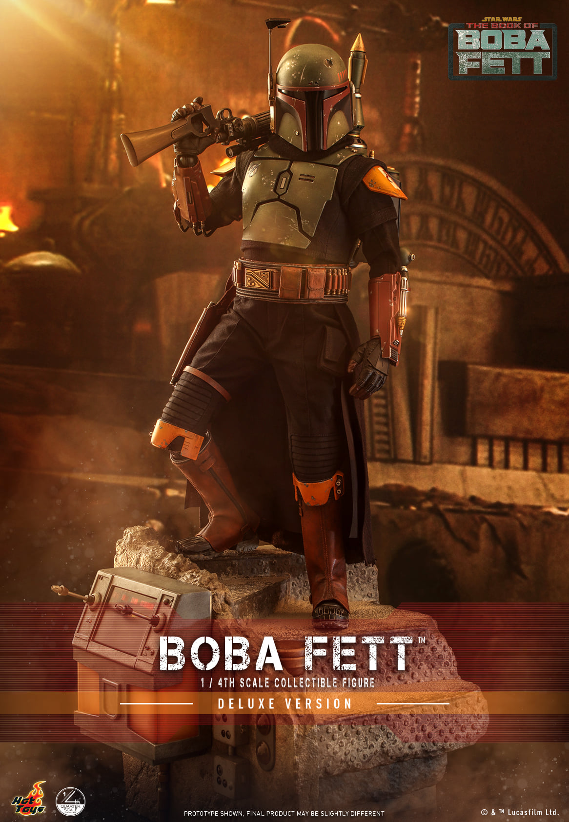 Hot Toys QS023 1/4 Star Wars: The Book Of Boba Fett - Boba Fett™ (Deluxe Version)
