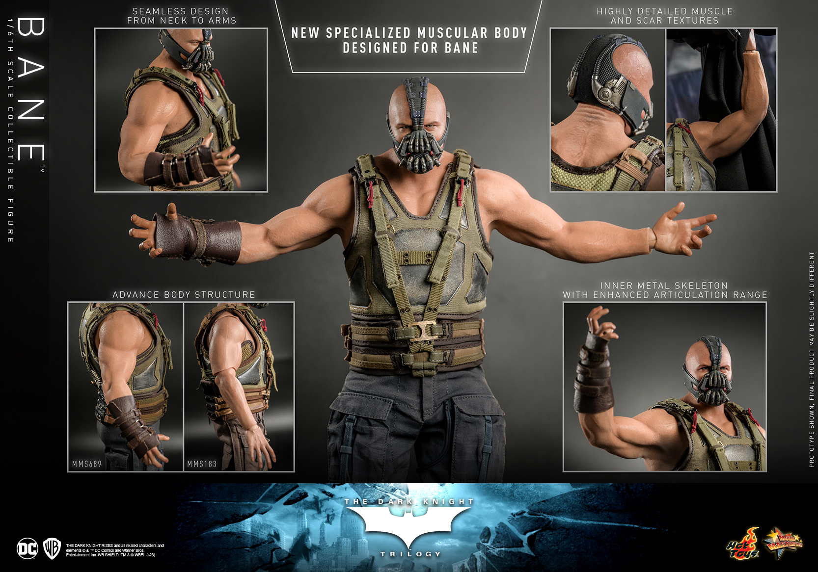 Hot Toys MMS689 1/6 The Dark Knight Trilogy - Bane