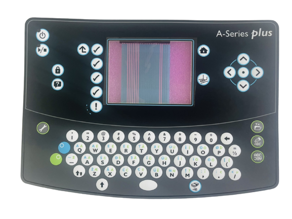 ปุ่มกดตัวอักษรเครื่องพิมพ์ CIJ CONTINUOUS INKJET PRINTING ENGLISH KEYBOARD FOR DOMINO A-PLUS