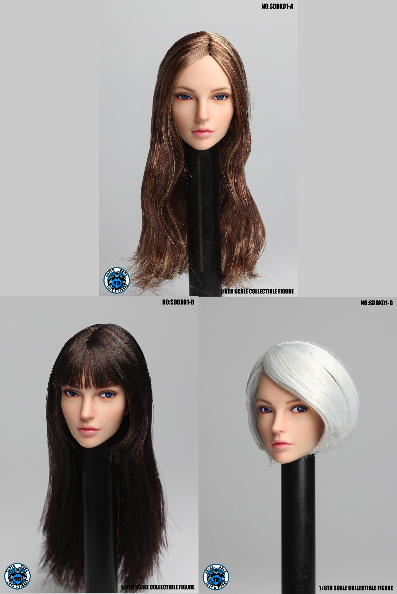 SUPER DUCK SDDX01 Movable Female Headsculpt