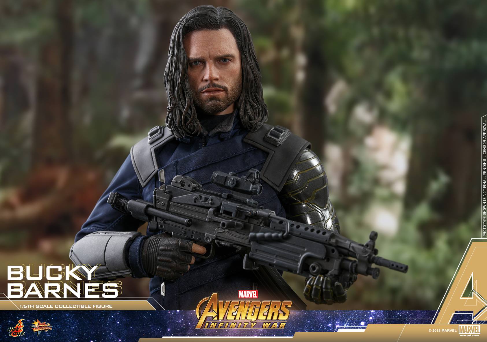 Hot Toys MMS509 AVENGERS INFINITY WAR - BUCKY BARNES