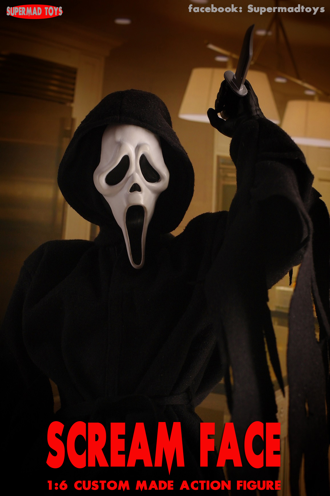 SUPERMAD TOYS 1/6 SCREAM FACE