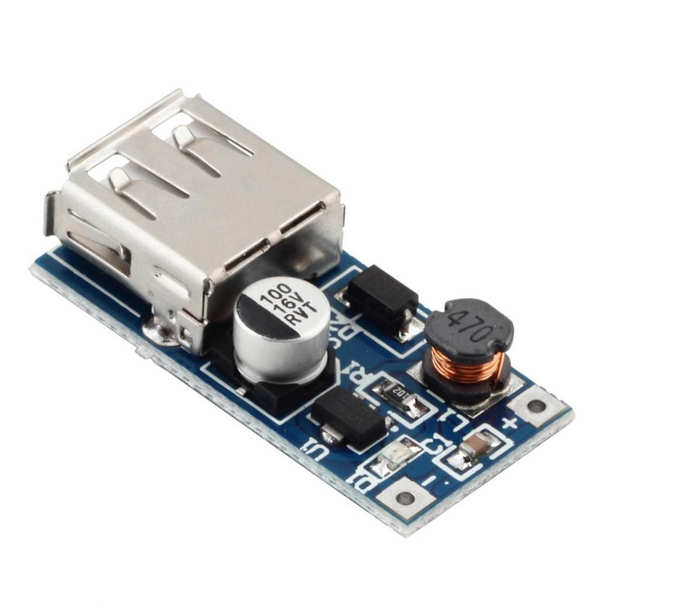 DC-DC Booster Module USB Mobile ( แปลงไฟ 0.9 - 5 เป็น 5V )