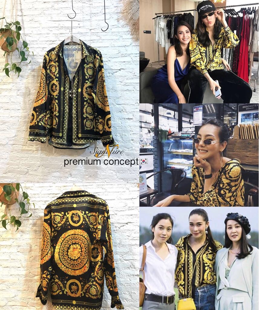 เสื้อเชิ้ตลายVersace