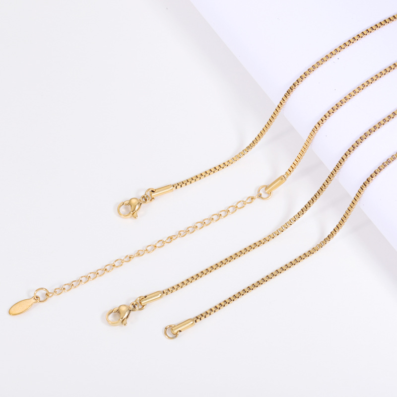 “เช็คสินค้าทัก line ก่อนโอนนะคะ”สร้อยคอสำหรับผิวแพ้ง่าย Plain_NT355