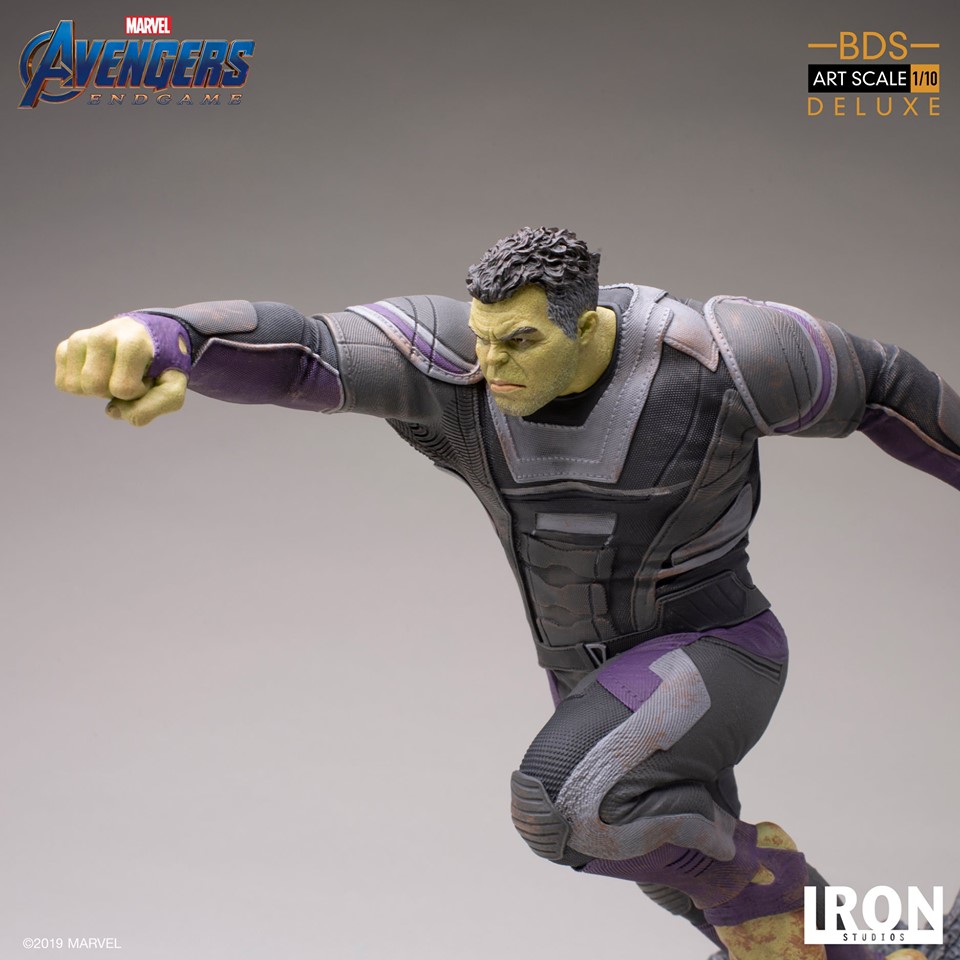 Iron Studios Deluxe BDS Art Scale 1/10 Avengers: Endgame - Hulk (แกะเช็คลงกล่องไม่โชว์)