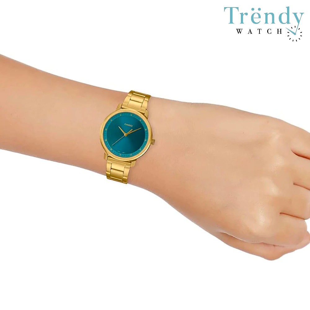 นาฬิกา Casio Standard Women นาฬิกาข้อมือผู้หญิง รุ่น LTP-B115G สายแสตนเลสีทอง LTP-B115G-9E LTP-B115G-9E