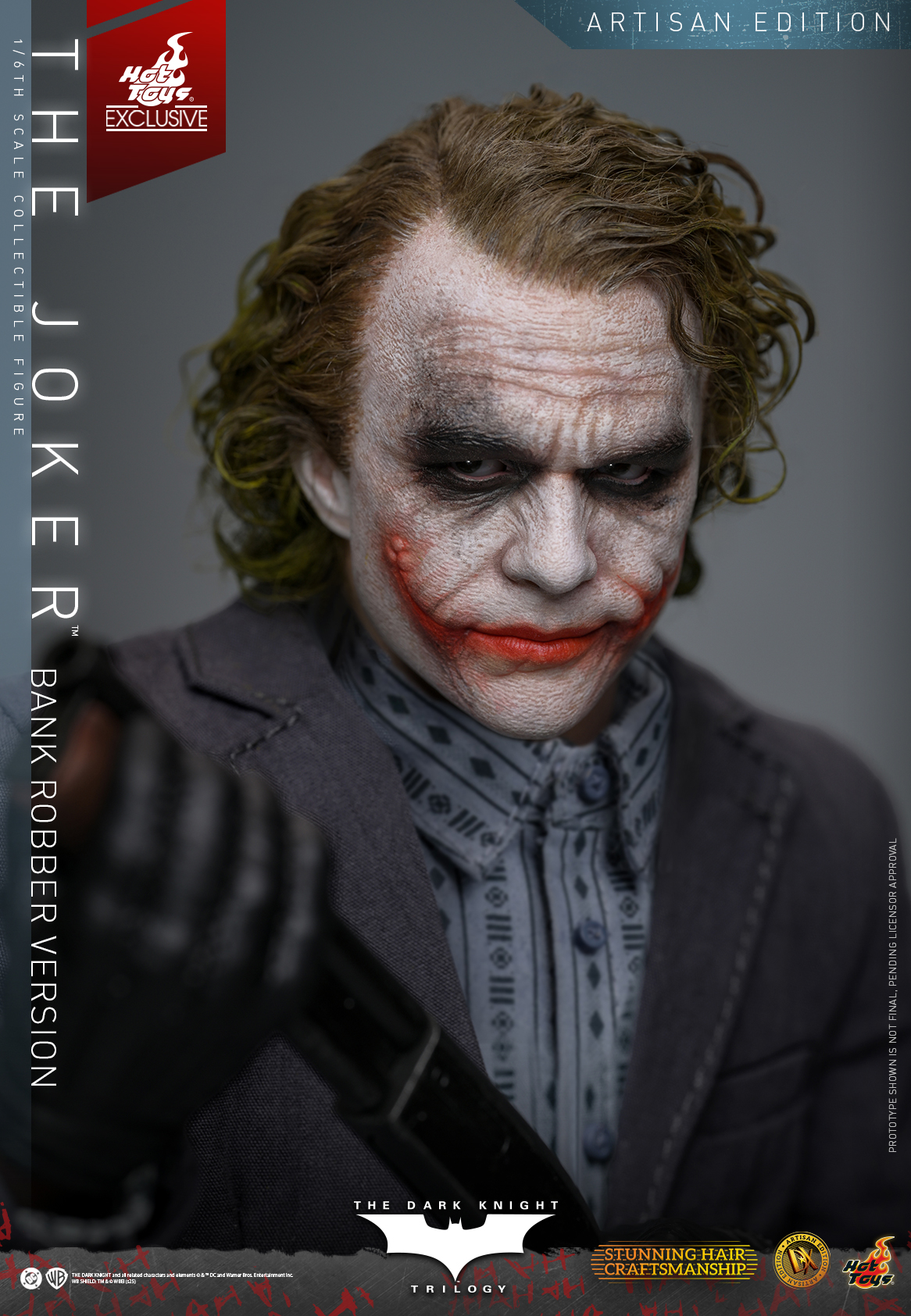 Hot Toys DX51AE The Dark Knight Trilogy - The Joker (Bank Robber Version) (Artisan Edition) [Hot Toys Exclusive]