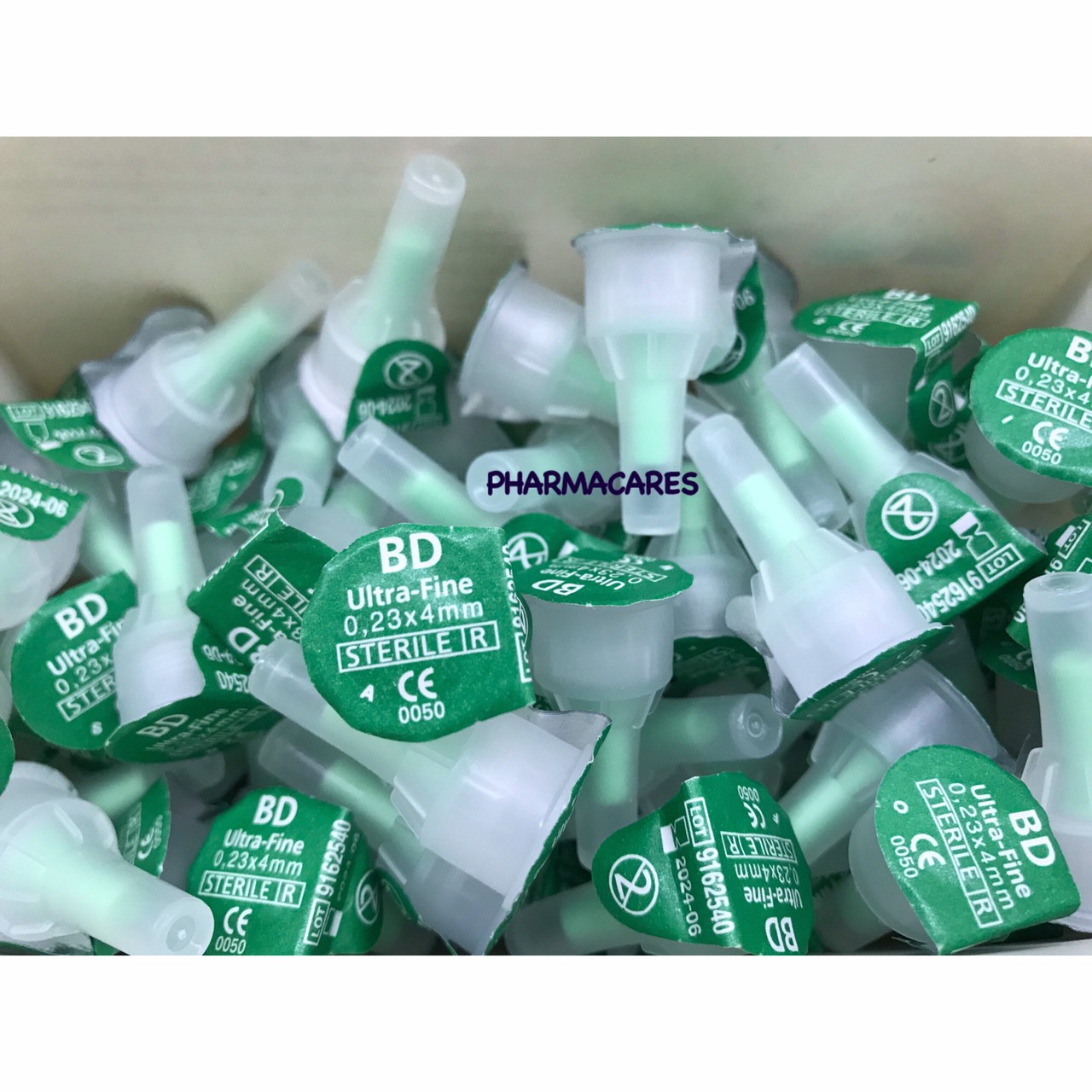BD Ultra-Fine 0.23mm(32G) x 4mm กล่อง 100 ชิ้น กล่องเขียว ส่งฟรี