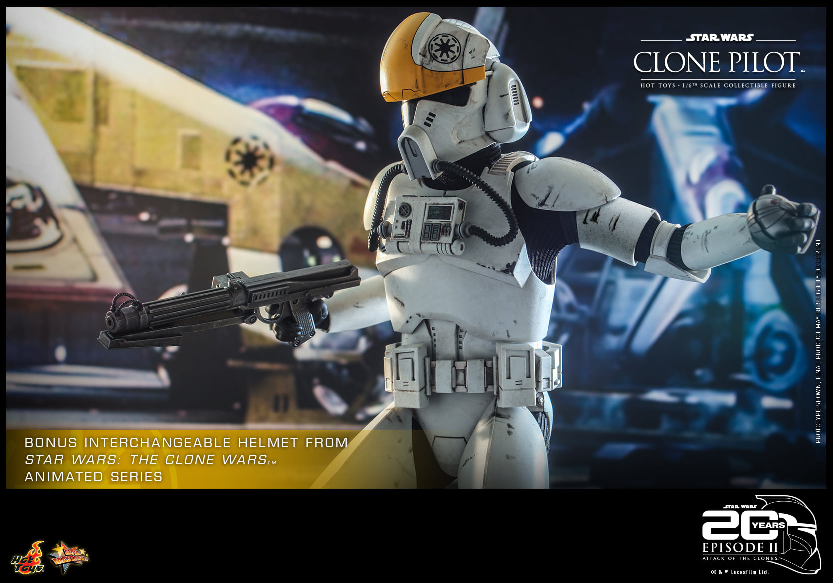 Hot Toys MMS648 1/6 Star Wars Episode II: Attack of the Clones™ - Clone Pilot™
