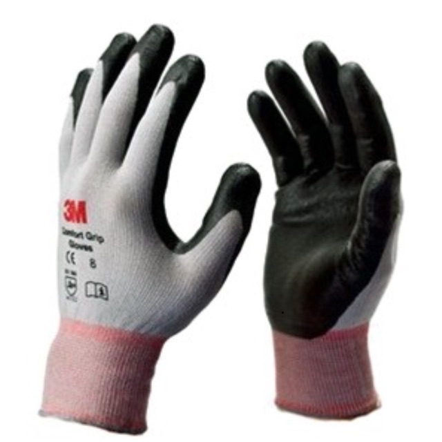 ถุงมือ 3M Comfort Grip Gloves 3M ถุงมือไนล่อน เอนกประสงค์เคลือบโฟมไนไตร