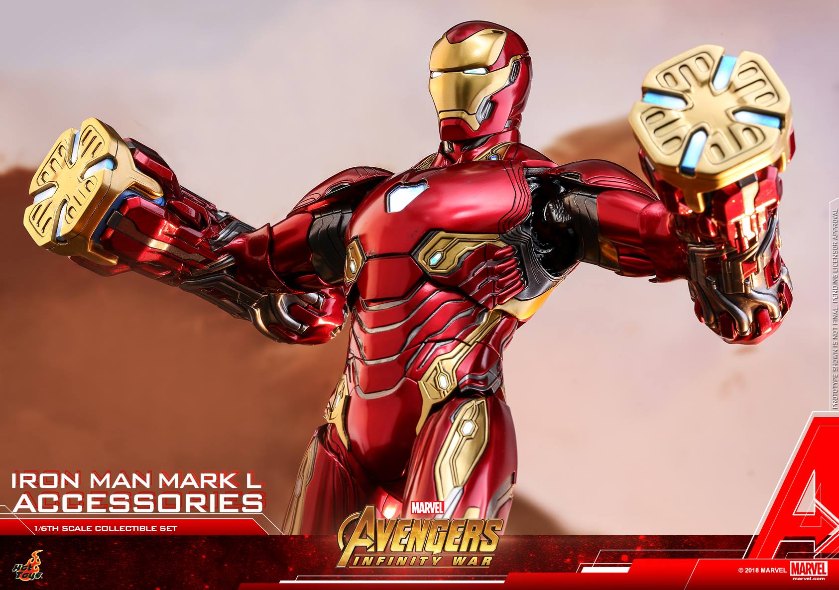 Hot Toys ACS004 AVENGERS: INFINITY WAR - IRON MAN MARK L (ACCESSORIES)