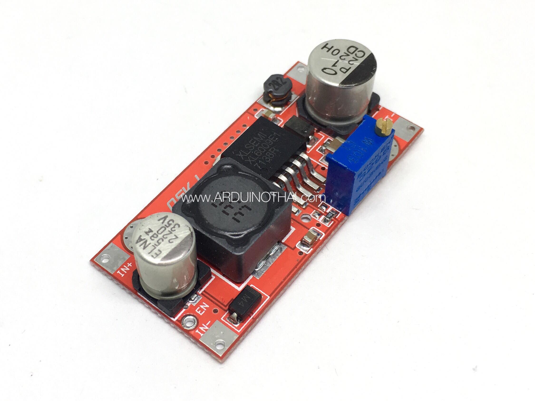 LM2577 DC-to-DC Step Up Module 3A โมดูลอัพแรงดันไฟฟ้า จ่ายกระแสได้สูงสุด 3A สต็อกไทยส่งไว