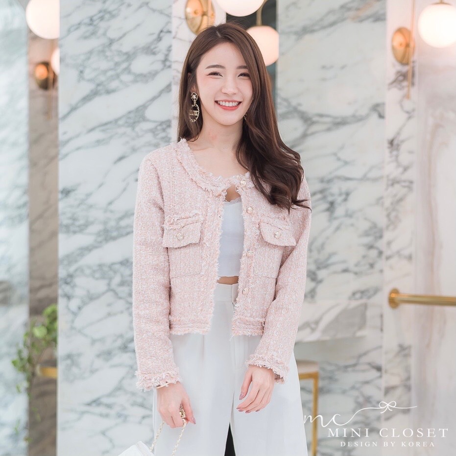 เสื้อคลุมทวีตสไตล์เกาหลี