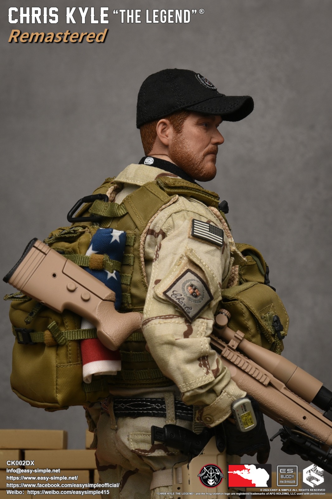 BlackOpsToys X Easy&Simple ES CK002DX Chris Kyle "The Legend" Remastered (Deluxe Version)