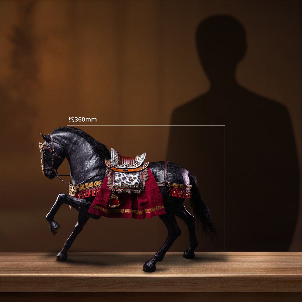 303TOYS MP040 + MP041 THREE KINGDOMS SERIES: DONG ZHUO ZHONGYING - MARQUIS OF MEI (EXCLUSIVE COPPER EDITION) + WARHORSE OF DONG ZHUO