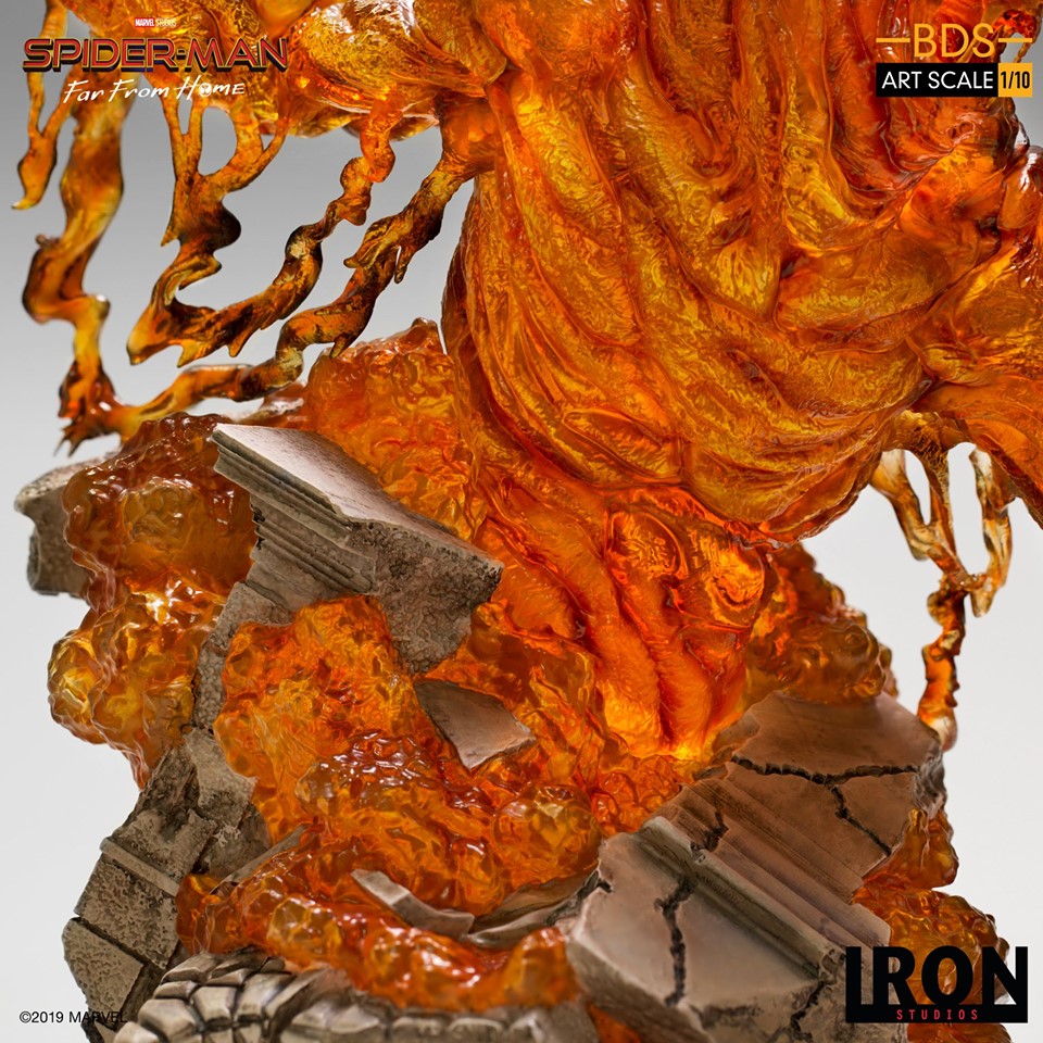 Iron Studios BDS Art Scale 1/10 Spider-Man: Far From Home - Molten-Man