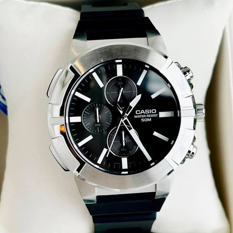 นาฬิกาข้อมือ ผู้ชาย Casio Standard Men MTP-E501-1A | MTP-E501-7A | MTP-E501-1A | MTP-E501-7A