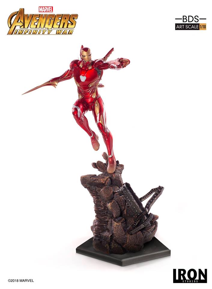 Iron Studios BDS Art Scale 1/10 Avengers: Infinity War - Iron Man MK.50