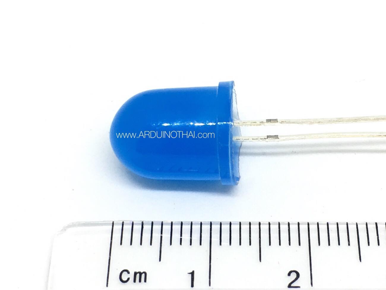 หลอดไฟขนาด 10มิล สีน้ำเงิน 10MM LED (Blue)