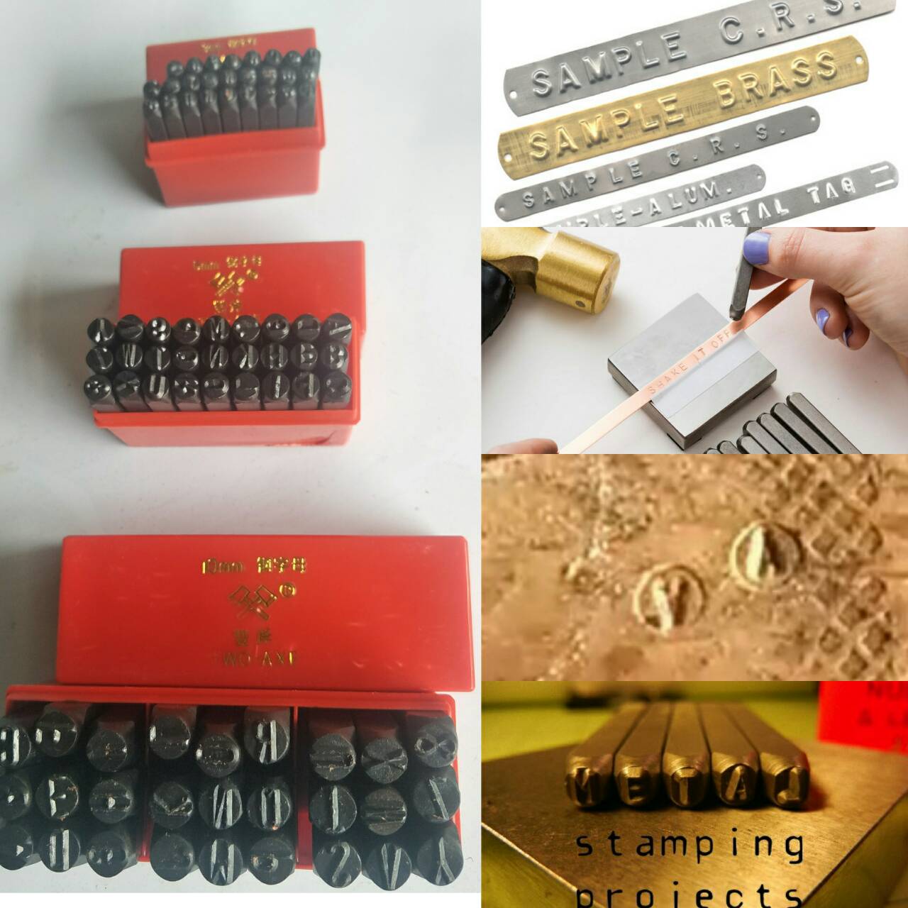 OT14M6 เหล้กตอกตัวอักษร DIY metal Stamp ขนาด 6 มิล A-Z