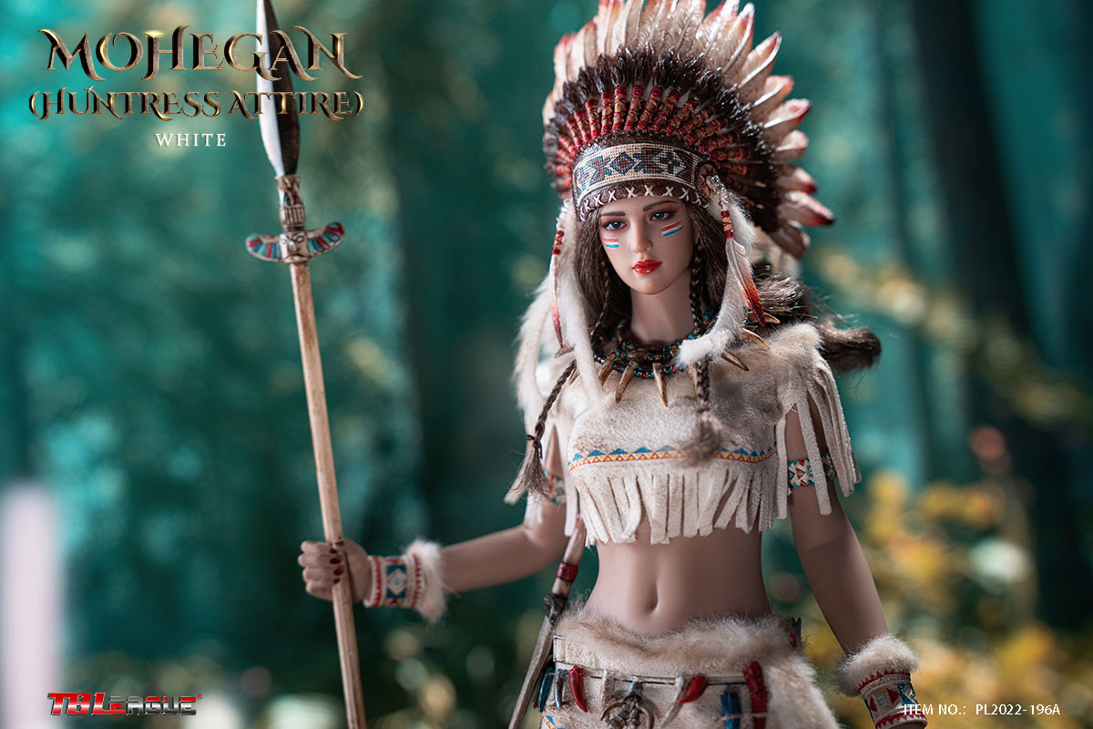 TBLeague PL2022-196A 1/6 Mohegan Huntress Attire White