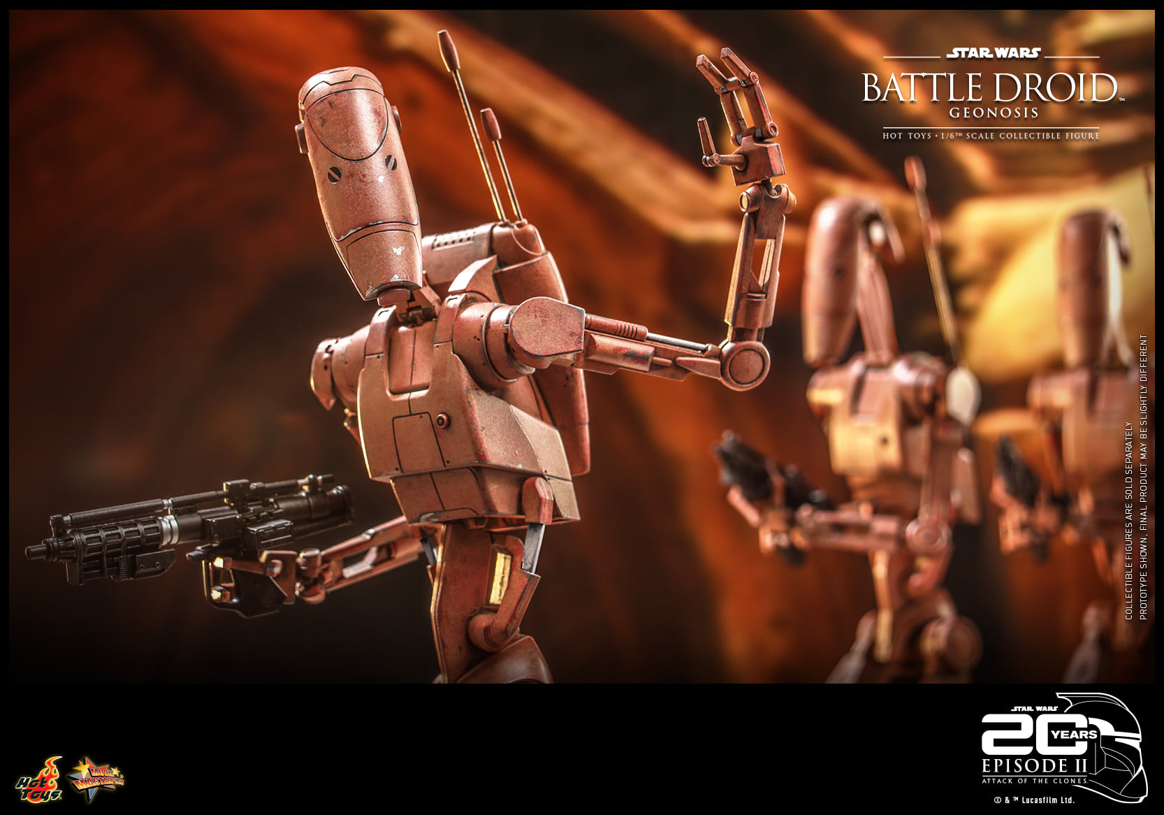 Hot Toys MMS649 1/6 Star Wars Episode II: Attack of the Clones™ - Battle Droid™ (Geonosis)