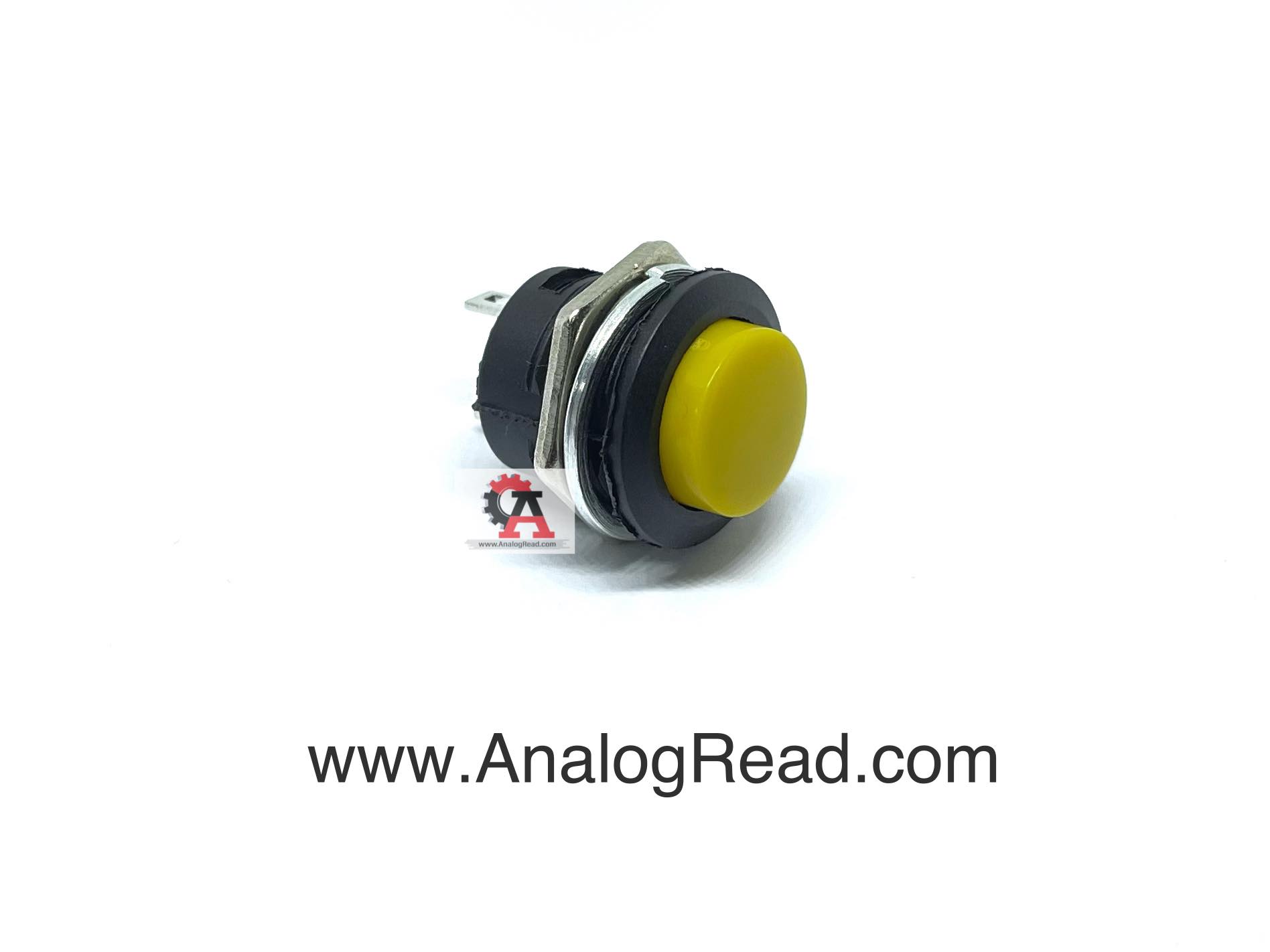 ปุ่มกดสีเหลือง 16mm Yellow Button