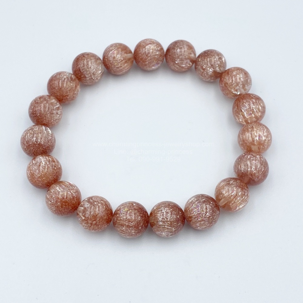 Tangerine Quartz แทนเจอรีนควอตซ์ 10 mm หินสำหรับการแสวงหาความสามารถใหม่ ๆ ที่จะเปลี่ยนแปลงบางส่วนของชีวิตของเรา