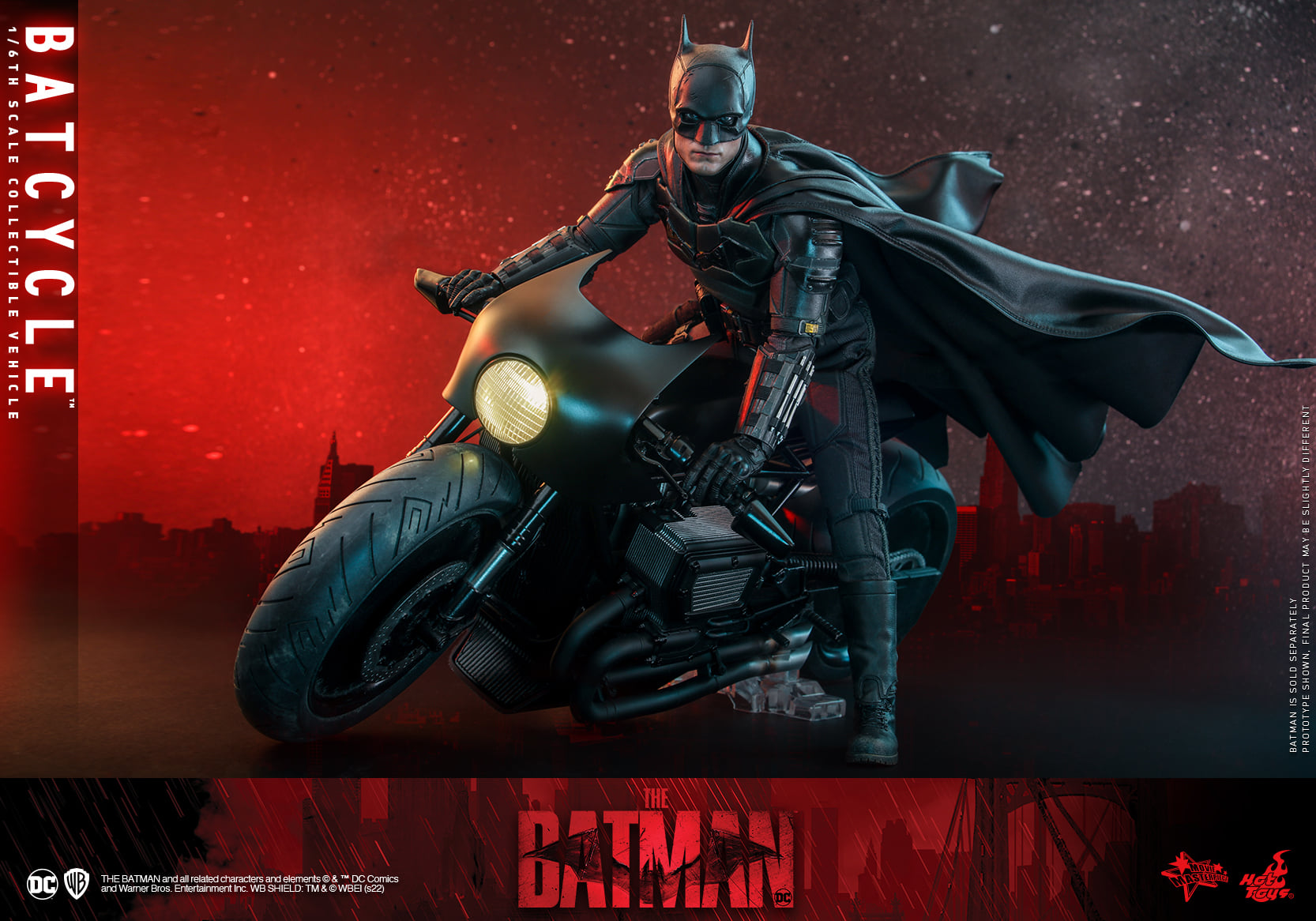 Hot Toys MMS642 1/6 The Batman - Batcycle