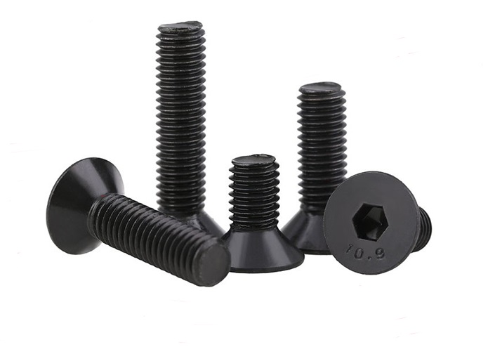 สกรูหัวเทเปอร์สีดำ Screw Flat M5 / ชิ้น
