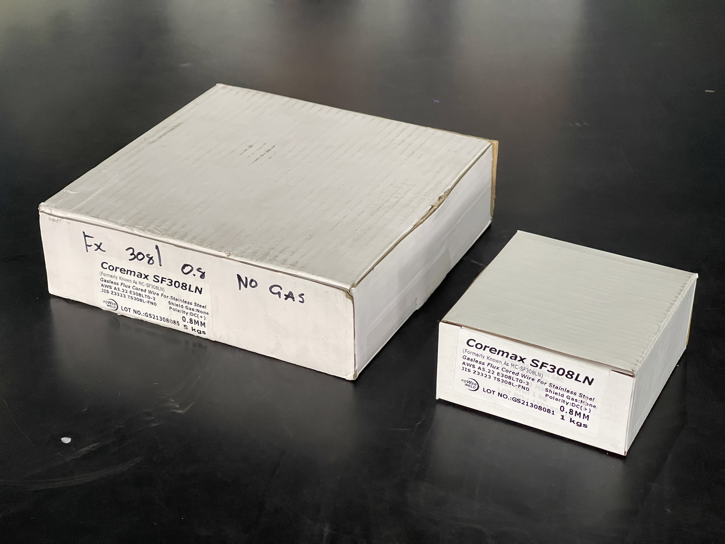 ลวดเชื่อมฟลักคอร์ สเตนเลส SF308LN 0.8MM ไม่ใช้แก๊ส POWERWELD