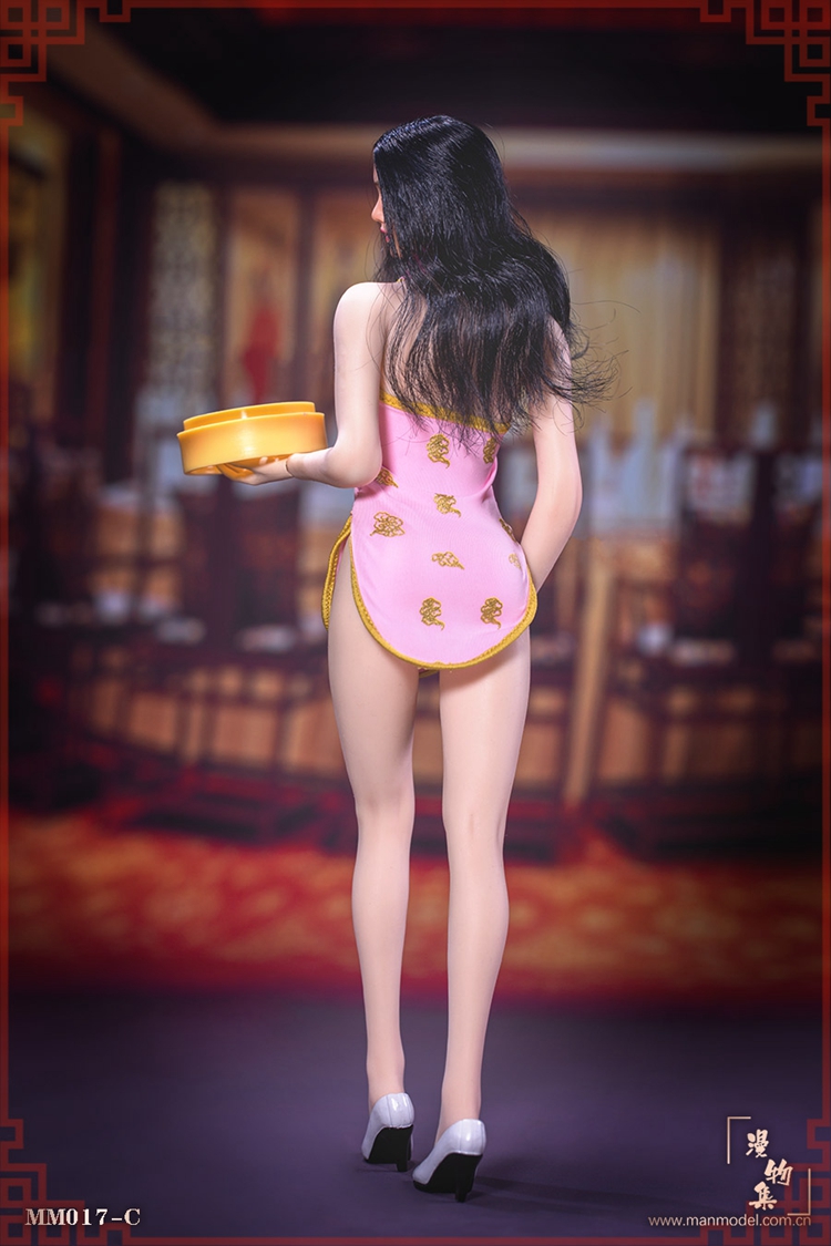 Manmodel MM017-A, B, C, E 1/6 Ultra short cheongsam suit