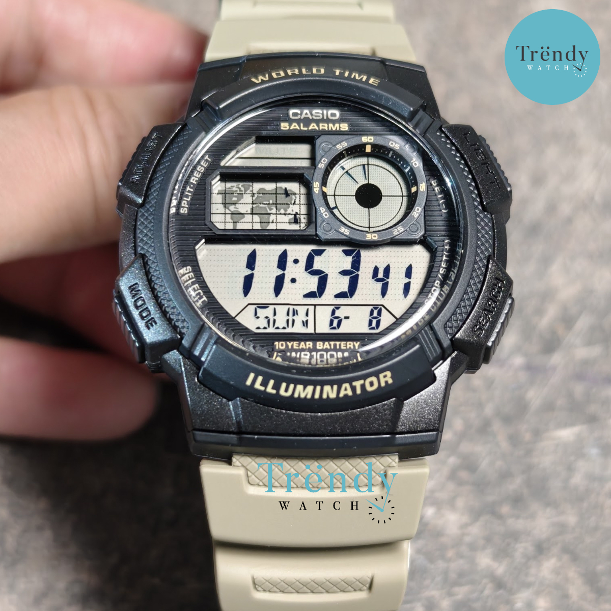 CASIO นาฬิกาข้อมือ CASIO Digital รุ่น AE-1000W Sereis AE-1000W-5A AE-1000W-8A