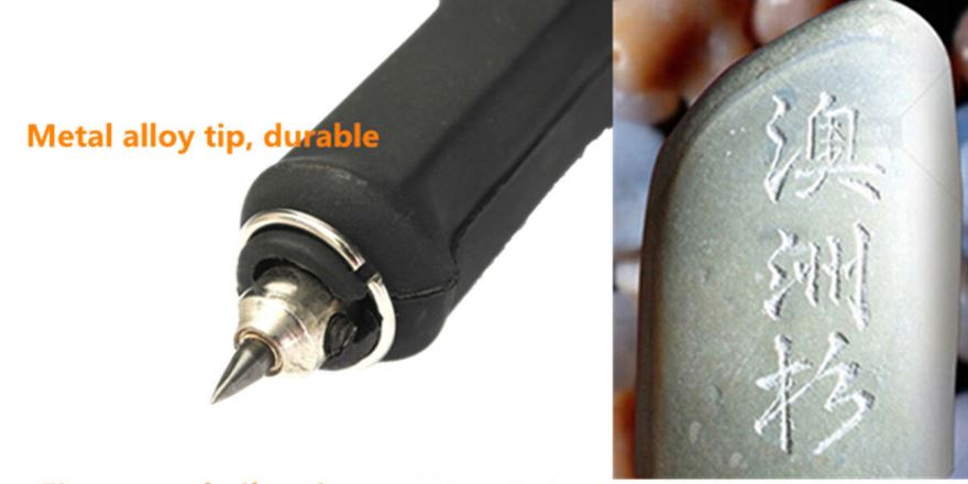 EG11 เครื่องแกะสลัก เหล็ก หิน กระจก กระเบื้อง พลาสติก รุ่นพกพา 25w