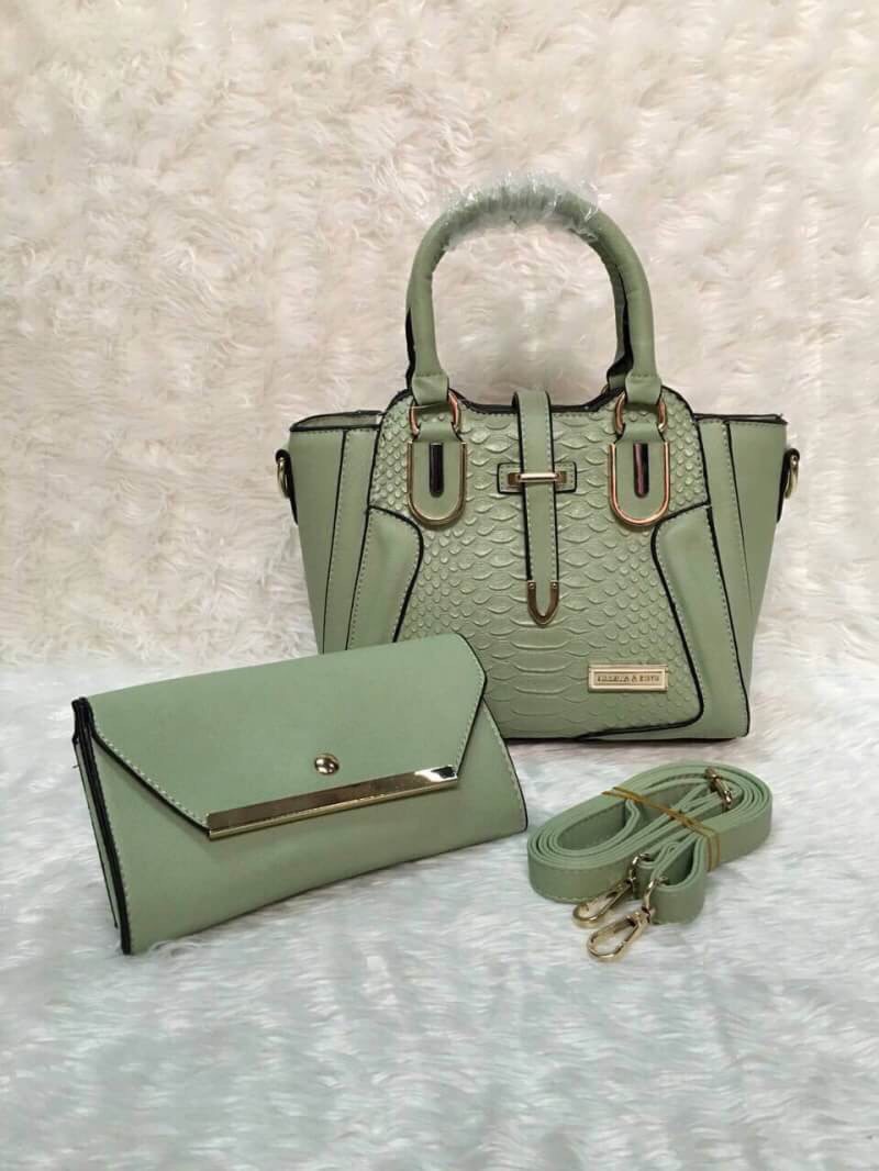 สินค้ามีพร้อมส่ง กระเป๋าแฟชั่น *Set2ใบ งานเกรดพรีเมี่ยม (Premuim)