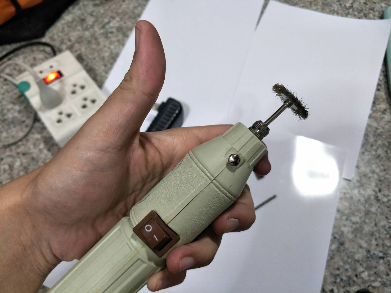 EG13 เครื่องเจียรมินิ 3.7V แกน 3 มิล ชาร์ไฟได้ สำหรับ DIY