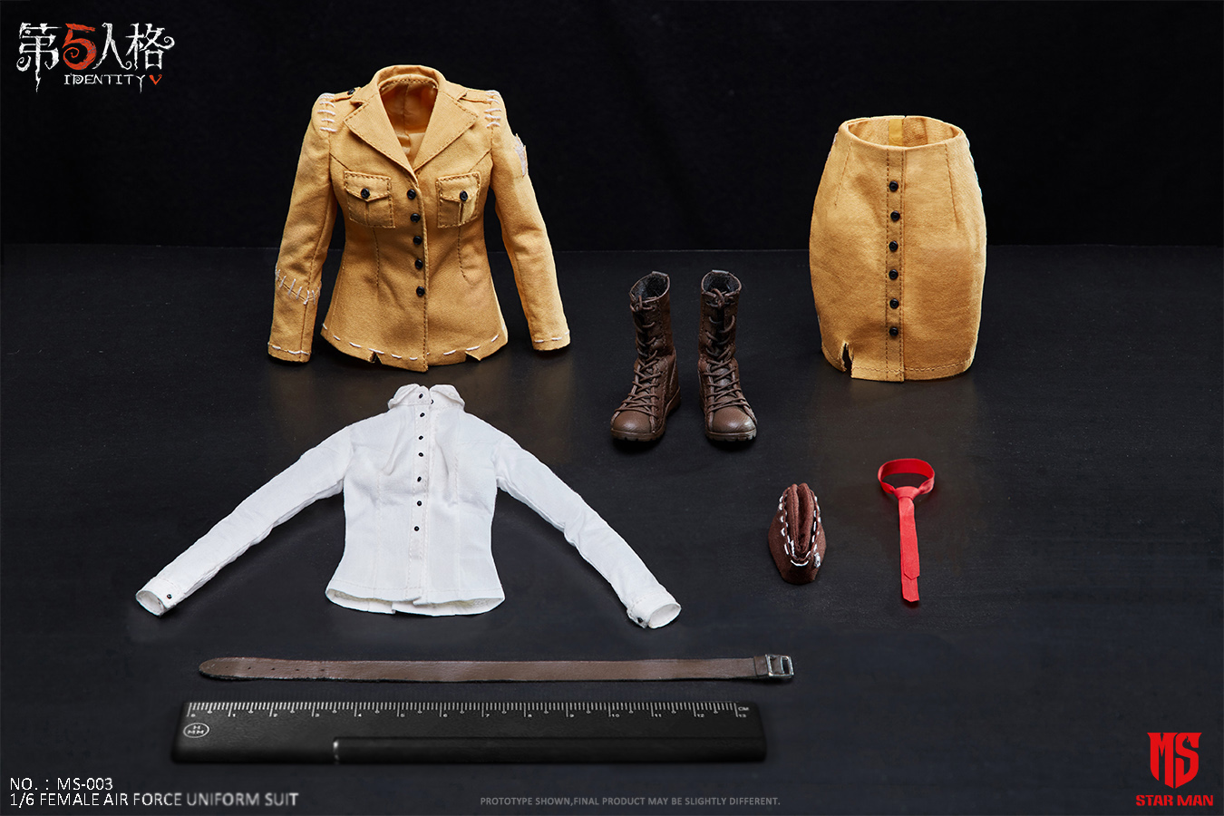 STAR MAN MS-003 1/6 “Fifth Personality” Female Air Force Uniform Suit