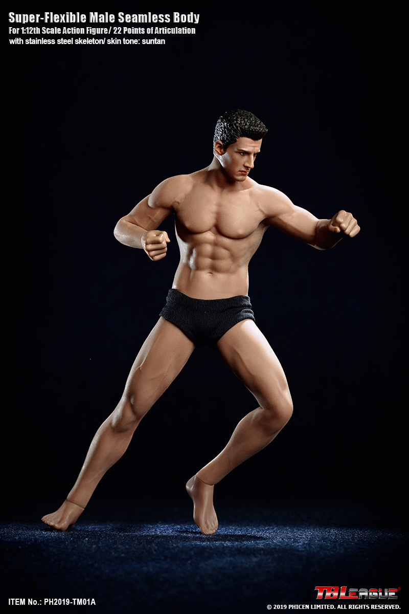 TBLeague PH2019-TM01A PH2019-TM02A 1/12 Super Flexible Male Seamless Body