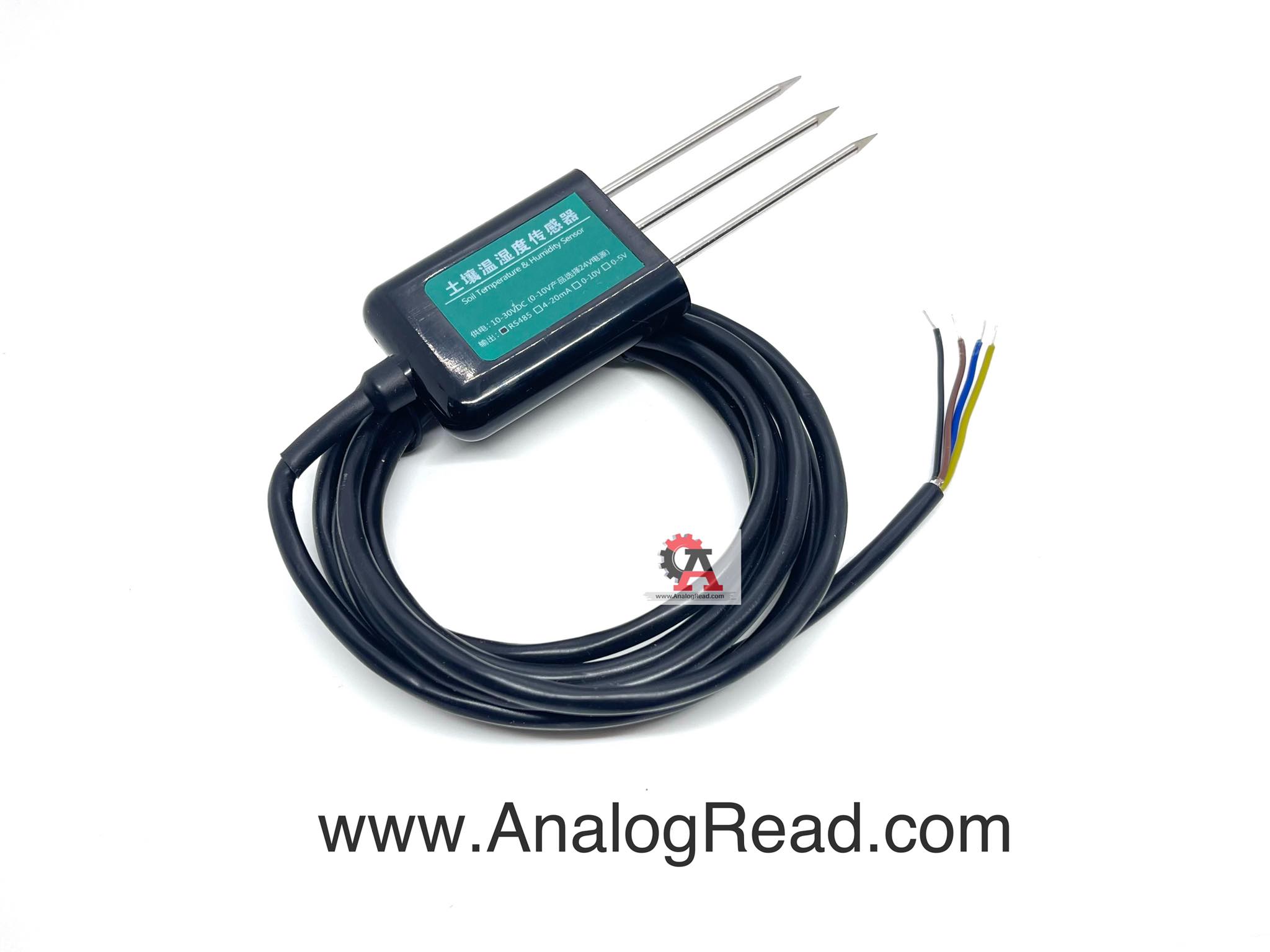 RS485 Soil Temperature and Humidity Sensor เซนเซอร์วัดอุณหภูมิและความชิ้นในดินแบบ RS485