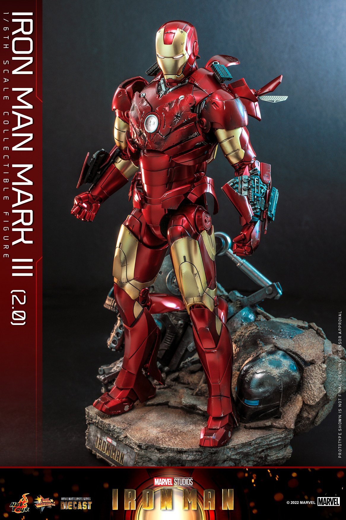 Hot Toys MMS664D48 1/6 Iron Man - Iron Man Mark III (2.0)