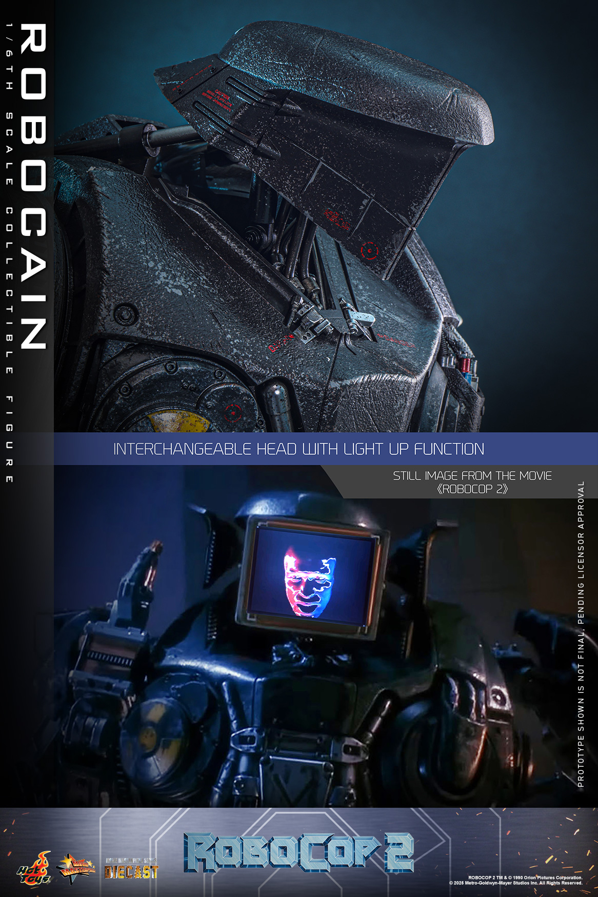 Hot Toys MMS828D75 RoboCop 2 - RoboCain