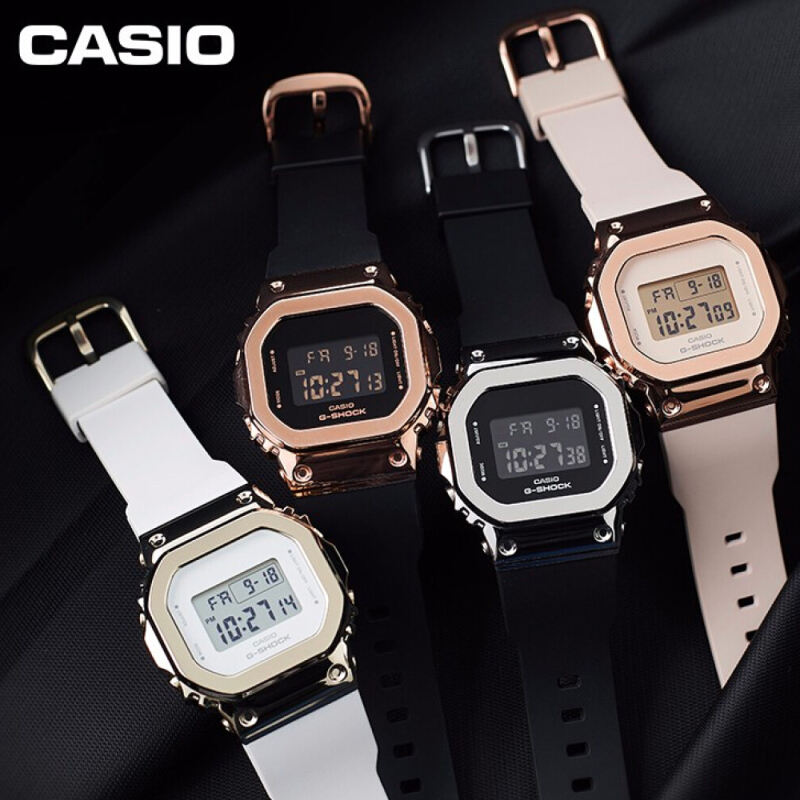 นาฬิกาข้อมือ Casio G-shock Mini สำหรับผู้หญิง GM-S5600 Series รุ่น GM-S5600-1 | GM-S5600G-7 | GM-S5600PG-1 | GM-S5600PG-4