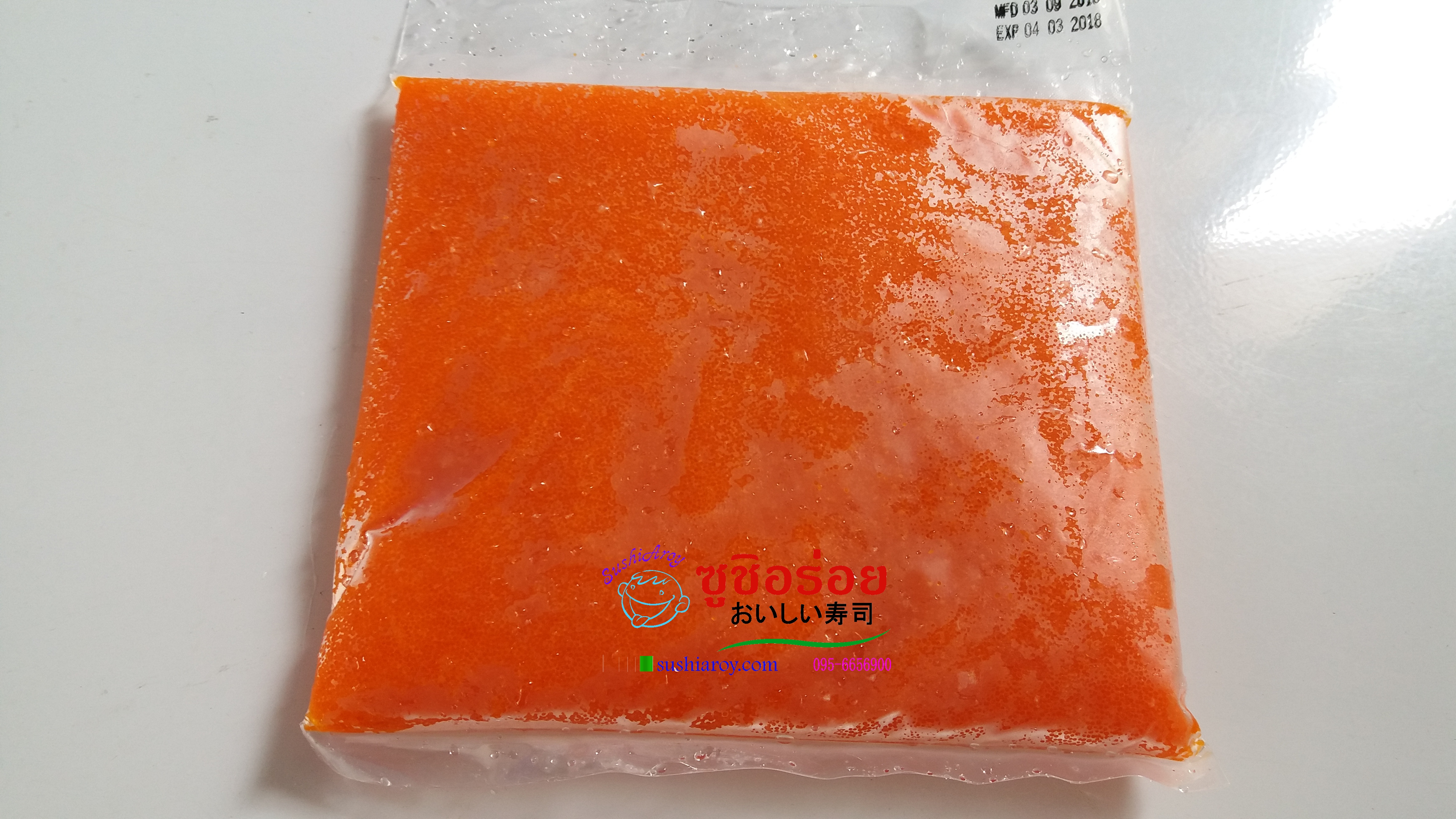 ไข่กุ้งสีส้ม เกรดA (๋Japan) ขนาด 500 กรัม