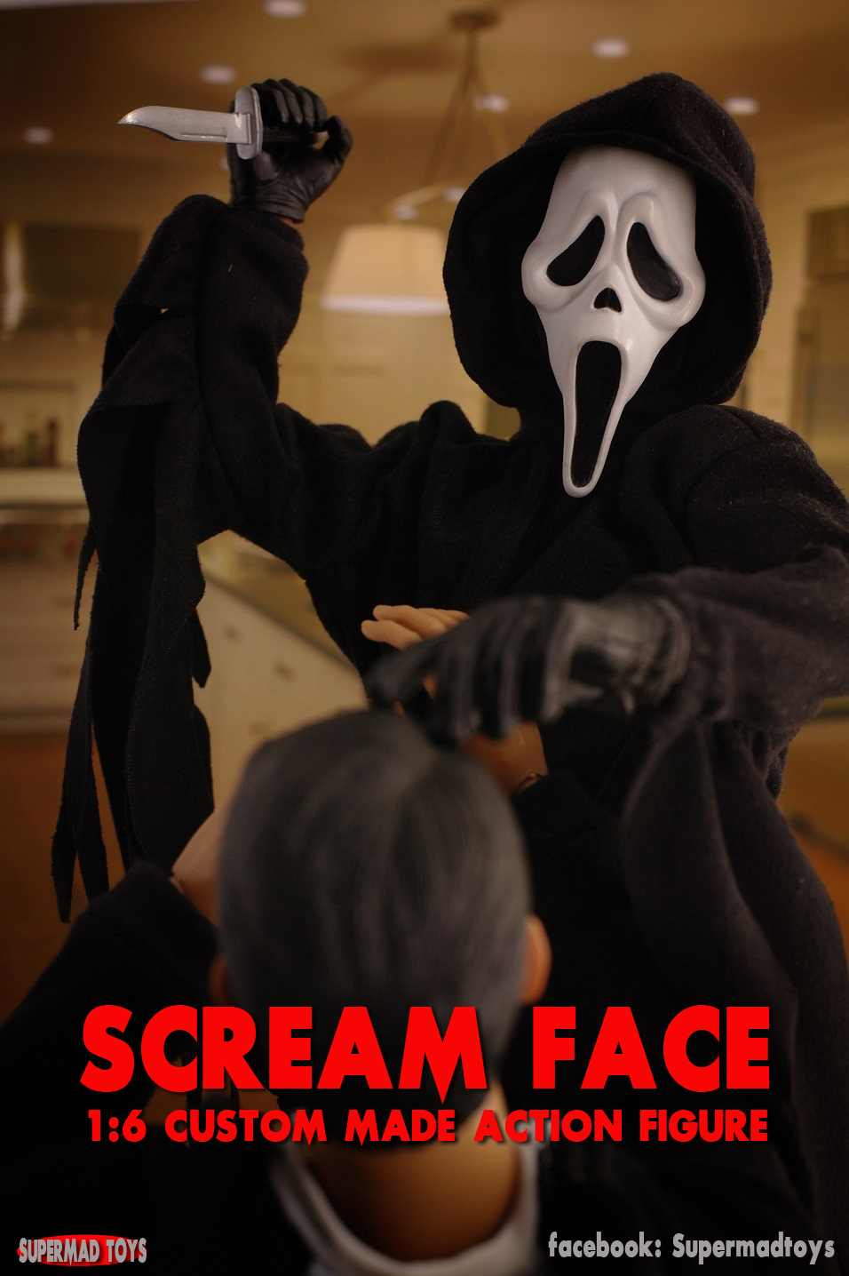 SUPERMAD TOYS 1/6 SCREAM FACE
