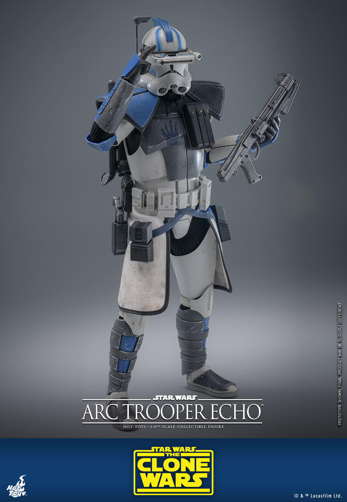 Hot Toys TMS133 Star Wars: The Clone Wars - Arc Trooper Echo