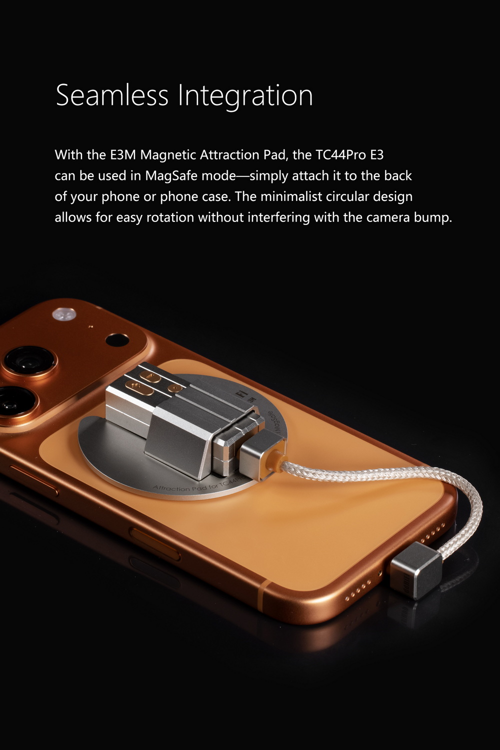 DD E3M แผ่นยึดแม่เหล็กสำหรับ DD TC44Pro E3 ใช้งานร่วมกับ MagSafe ได้ ประกันศูนย์ไทย