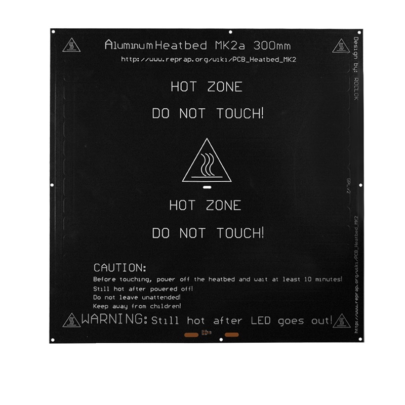 Aluminum Heatbed 24V MK2A 300x300x3mm